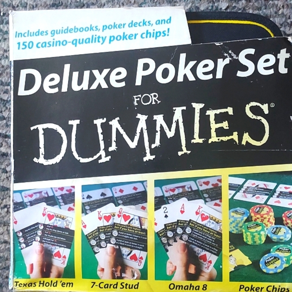 Deluxe poker set for Dummies